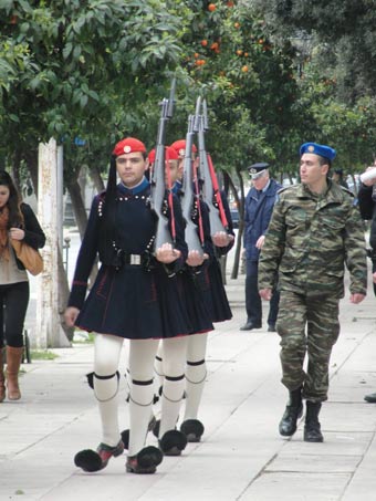 Athens greece, changing of the guard